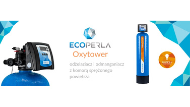 odżelaziacz i odmanganiacz z komorą sprężonego powietrza Ecoperla Oxytower